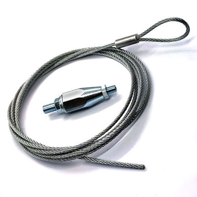 لوله آویزان نورپردازی سیم فولادی تعلیق سقف کابل گیرنده