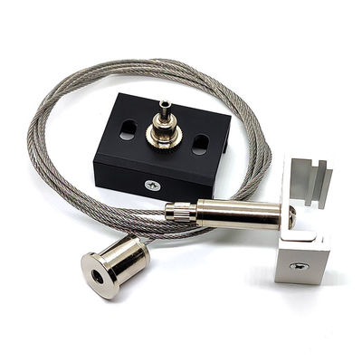 XTSC Track Ceiling Light Suspension Kit Wire Cable Gripper با کلیپ پانل آلومینیومی