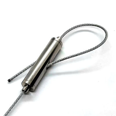 تنظیم کننده فولادی هواپیمای حلقه گیرنده کابل قفل کلیمپ کشنده با حلقه