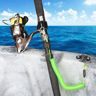 حرفه ای تنظیم قابل کشش ایمنی پلاستیکی پوشانده بهار فولاد چرخ دار ابزار لنیارد