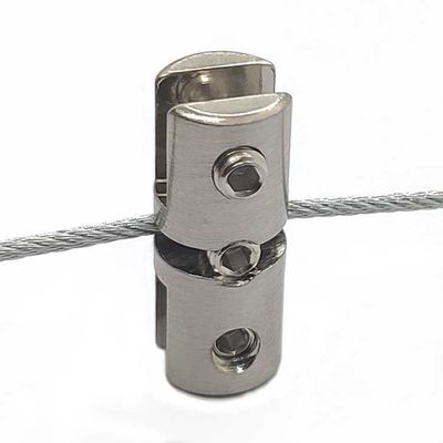 گیره شیشه ای نمایشگر کالای جدید با فروش بالا برای سیستم نمایش کابلی