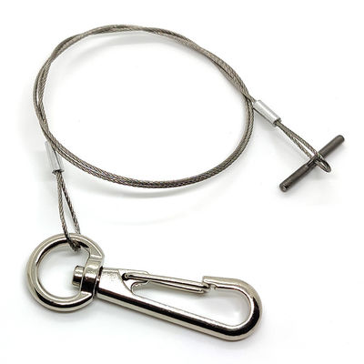 کیت آویز گلدان گیاهی با طناب فولادی ضد زنگ تک پایه با قلاب فلزی