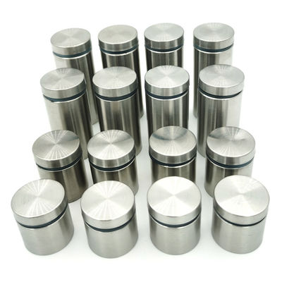 3/4 اینچ فولاد ضد زنگ شیشه ای نشان نصب پیچ پوشش برای علامت دیوار نصب