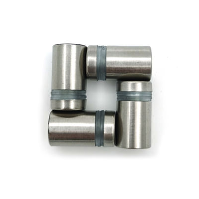 پیچ های فاصله دهنده نقاشی ساتن فولاد ضد زنگ نگهدارنده تابلو گیره لبه شیشه ای