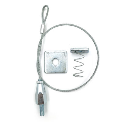 کیت آویز تعلیق و تثبیت با سیم بکسل استیل و گیره آویز کابل
