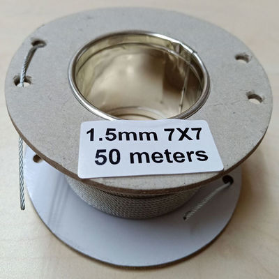 عمده فروشی در انبار کابل اسلینگ استیل ضد زنگ 304 طناب سیم فولادی گالوانیزه