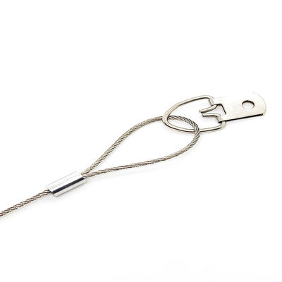 کابل ایمنی D-Ring پیچ آویز سیستم سیم فولاد ضد زنگ سیم آویز عکس