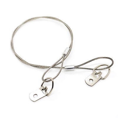 Picture Hanger Wire Stainless Steel Safety Cable Frame Hanging Wire And D-Rings