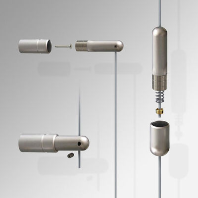 سیستم آویز ریل سقفی سیم استیل کیت آویز عکس دیواری سقفی