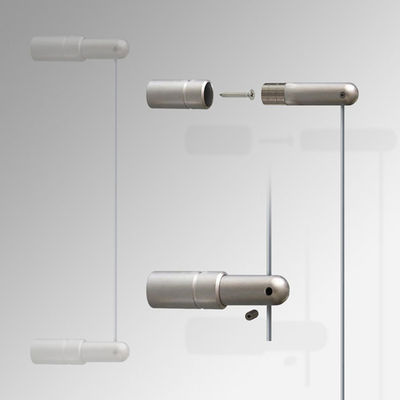 سیستم آویز ریل سقفی سیم استیل کیت آویز عکس دیواری سقفی