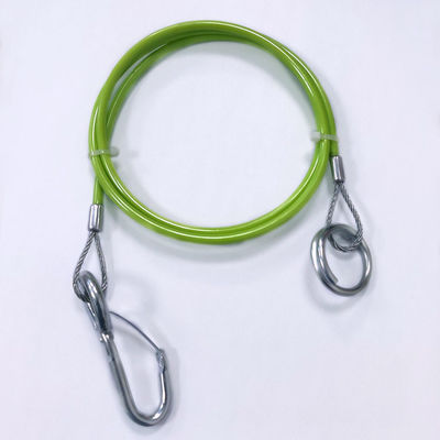 TPU PU PVC PA روکش سیم بکسل فولادی سیم بکسل استیل ضد زنگ کابل ایمنی