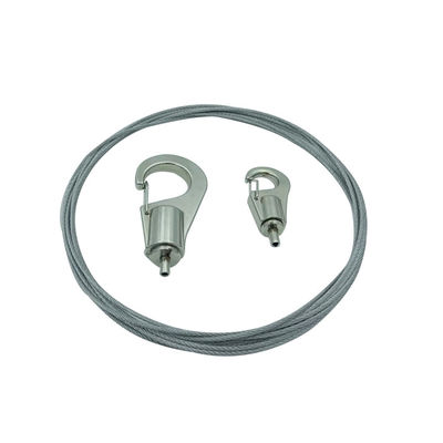 OEM گیرنده کابل سفارشی با قلاب بهار برای سیستم تعلیق کابل