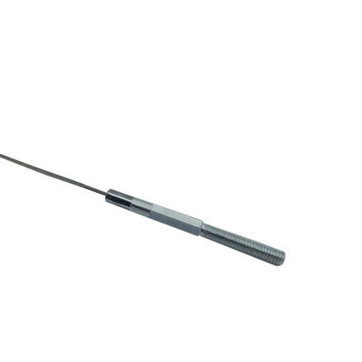 مهره‌های رزوه دار سفارشی 7x7 با سر فولادی گالوانیزه برای کابل امنیتی