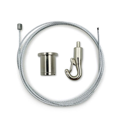 سیستم های آویز سقف فلزی، آویز قابل تنظیم با اتصال جاذب لنگر