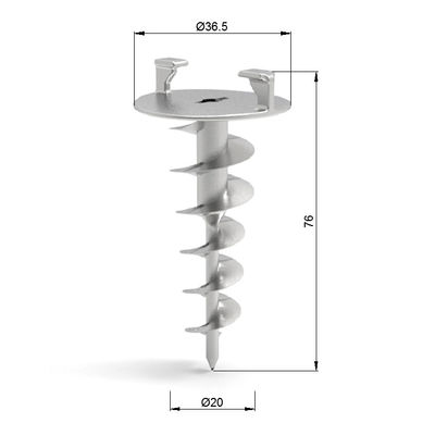 سیستم تعلیق کابل مقاوم در برابر رطوبت موثر، ساختار انعطاف پذیر 7x7 برای سقف آکوستیک