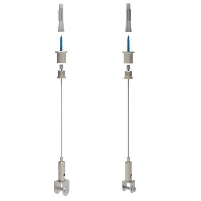 گیره کابل فورک با براکت های نصب کننده اجزای پانل های سقف جذب صدا