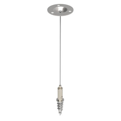 اتصال جاذب لنگر تنظیم پنل آکوستیک آویز پیچ کردن مستقیم به پنل آکوستیک