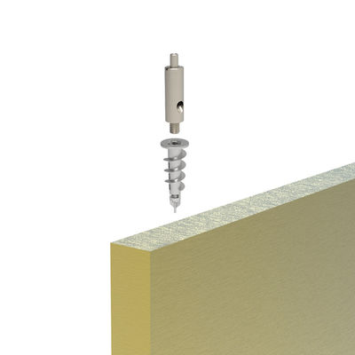 کیت آویز فرشته برای تعلیق کابل، اتصال جاذب، لنگر، پنل آکوستیک فیبر پلی استر