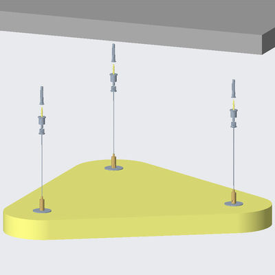 سیستم تعلیق سقف صوتی قابل تنظیم برای اتصال لنگر جذب کننده
