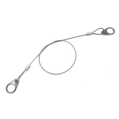 امنیت اسپیکر کابل فولاد ضد زنگ سیم ایمنی برای سقف اسپیکر نصب سقف یا روی دیوار اضافه امنیت برای آویزان کردن چراغ قفل دوربین اسپیکر DIY در سالن نمایشگاه بار ماشین