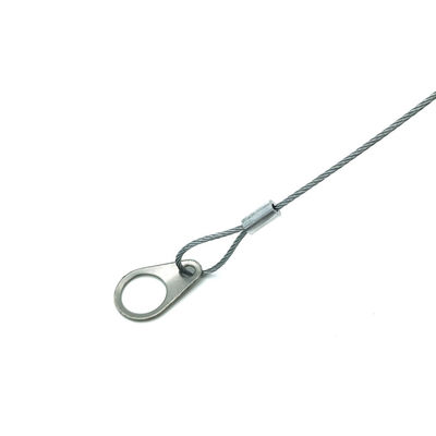 امنیت اسپیکر کابل فولاد ضد زنگ سیم ایمنی برای سقف اسپیکر نصب سقف یا روی دیوار اضافه امنیت برای آویزان کردن چراغ قفل دوربین اسپیکر DIY در سالن نمایشگاه بار ماشین