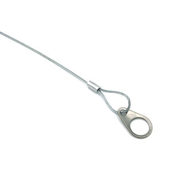 امنیت اسپیکر کابل فولاد ضد زنگ سیم ایمنی برای سقف اسپیکر نصب سقف یا روی دیوار اضافه امنیت برای آویزان کردن چراغ قفل دوربین اسپیکر DIY در سالن نمایشگاه بار ماشین