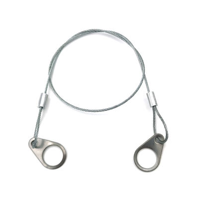 امنیت اسپیکر کابل فولاد ضد زنگ سیم ایمنی برای سقف اسپیکر نصب سقف یا روی دیوار اضافه امنیت برای آویزان کردن چراغ قفل دوربین اسپیکر DIY در سالن نمایشگاه بار ماشین