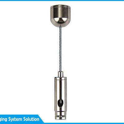 کیت آویز سقف از جنس استیل ضد زنگ با سیم بکسل و گیره کابل