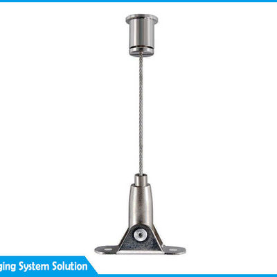 کیت آویز سقف از جنس استیل ضد زنگ با سیم بکسل و گیره کابل