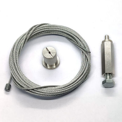 کیت تعلیق چراغ های LED فولاد ضد زنگ برای چراغ های پانلی