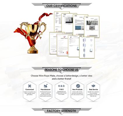 برنج کابل حلقه گیرنده برای 0.6mm~2.0mm سیم فولاد با 7 روز تحویل و 100 تراشه MOQ
