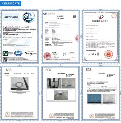 گیره حلقه کابل قابل تنظیم برای سیم فولادی 0.6 میلی‌متر تا 2.0 میلی‌متر با تحویل 7 روزه و حداقل سفارش 100 عدد