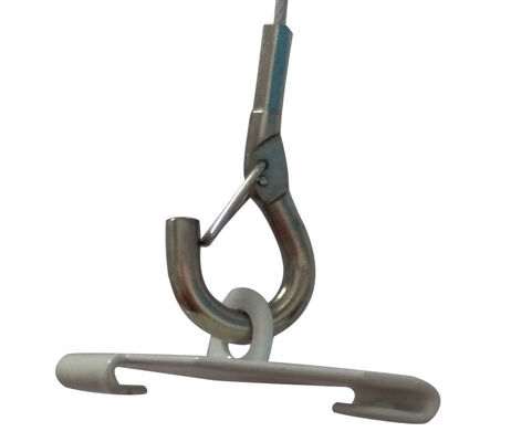 کلیپس های کابل فولادی T شکل برای مصالح ساختمانی، شبکه T سقف کاذب