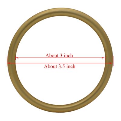 متی طلا آنوديزه کردن پایان آلومينيوم حلقه آویزان قابل تنظیم