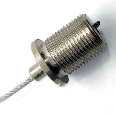 ابزار گیره کابل نر رزوه دار مسی سریع، گیره سیم بکسل از جنس برنج برای لوازم جانبی روشنایی