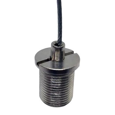 ابزار گیره کابل نر رزوه دار مسی سریع، گیره سیم بکسل از جنس برنج برای لوازم جانبی روشنایی