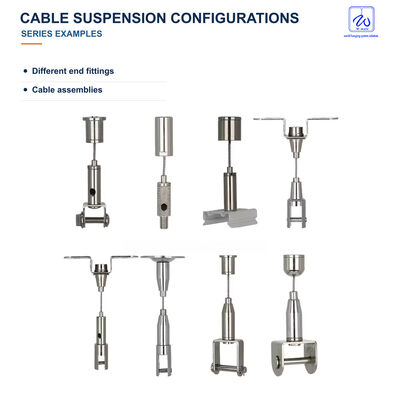 Cable Suspension Assembly Series with Different Mounting Ends
