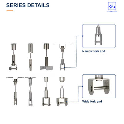 Cable Suspension Assembly Series with Different Mounting Ends
