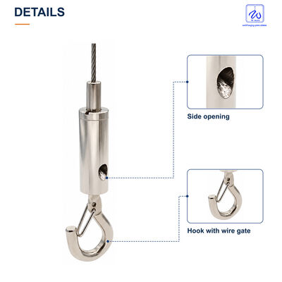 Cable Gripper for Lighting Suspension