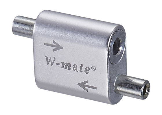 Silver Cable Looping Gripper , Nickel Plated / Natural Anodized Grip Lock Cable Grippers