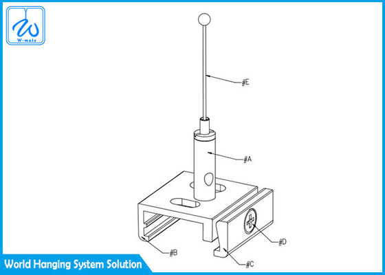 کیت آویز آویز سیمی با دوام و همه کاره برنجی فولادی آلومینیومی