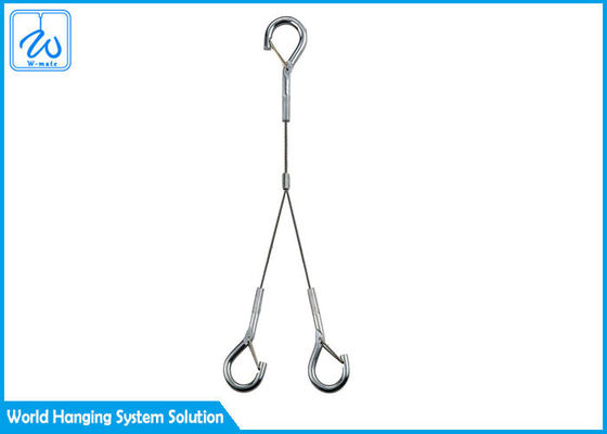 Y - Hook End Art Cable Hanging System برای نمایش تصویر ضخامت سیم امن 12 میلی متر