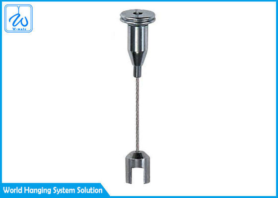 مواد شیشه ای / کابل تصویر سیستم آویزان برنج طول سفارشی