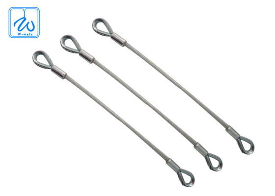 کابل امنيتي بهار دو طرفه، حلقه طناب فولاد ضد زنگ پوشيده از پلاستیک