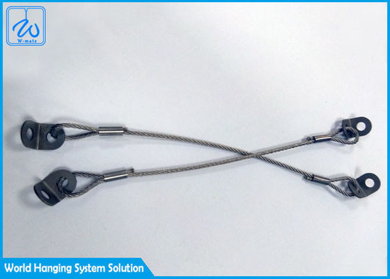 کابل ایمنی فنر درب گاراژ سفارشی‌شده برای جلوگیری از سقوط با انتهای ترمینال خمیده