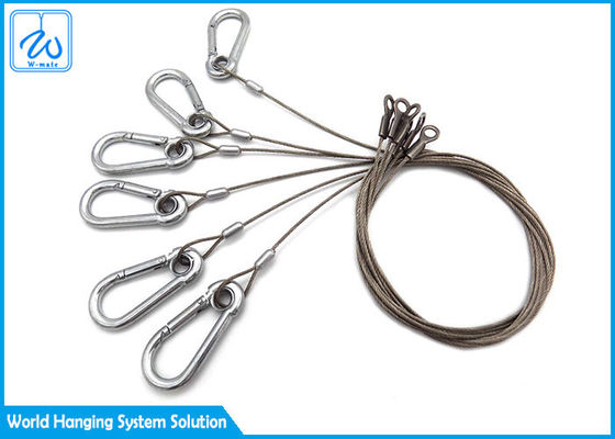 سیستم های آویزان سیم کیت تعلیق کابل برای چراغ های لوستر سقف LED