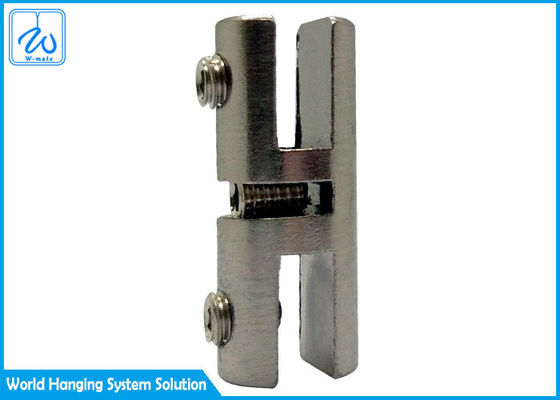 طراحی سفارشی نمایش هنر سیستم آویزان کابل گیره کناری شیشه ای نقره ای