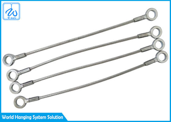 Steel Wire Rope Slings Extension Spring Safety Cable Eye And Eye Long Time