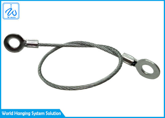 High Tensile Galvanise Wire Rope Ends Eye & Sling Safety Lanyard Tool
