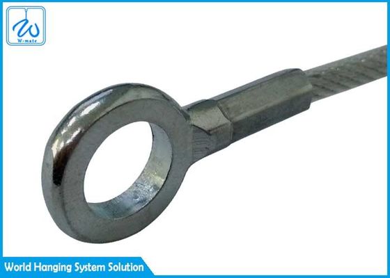 تعلیق PVC پوشانده شده رشته سیم تراشیده Sling طول آزاد برای سفارشی